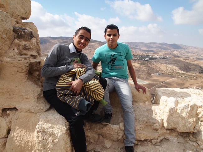 Jordanian boys at Karak